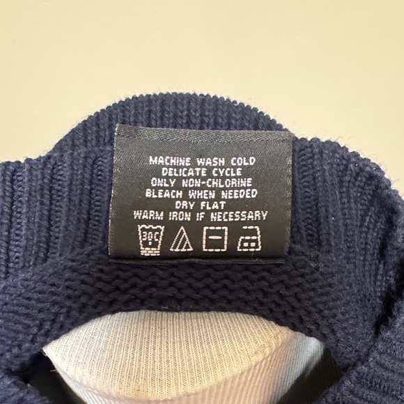 Vintage Ralph Lauren Polo Jeans Co. Crewneck Sweater with Flag Size M pre owned - Picture 5 of 8